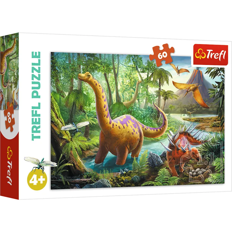 Trefl - Puzzle  Dinosaurs Migration 60 Pcs 17319