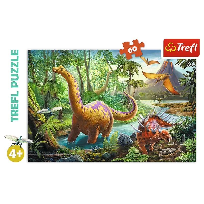 Trefl - Puzzle  Dinosaurs Migration 60 Pcs 17319
