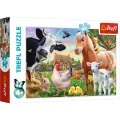 Trefl - Puzzle Cheerful Farm Animals 60 Pcs 17320 Trefl - Puzzle Cheerful Farm Animals 60 Pcs 17320