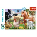 Trefl - Puzzle Cheerful Farm Animals 60 Pcs 17320 Trefl - Puzzle Cheerful Farm Animals 60 Pcs 17320