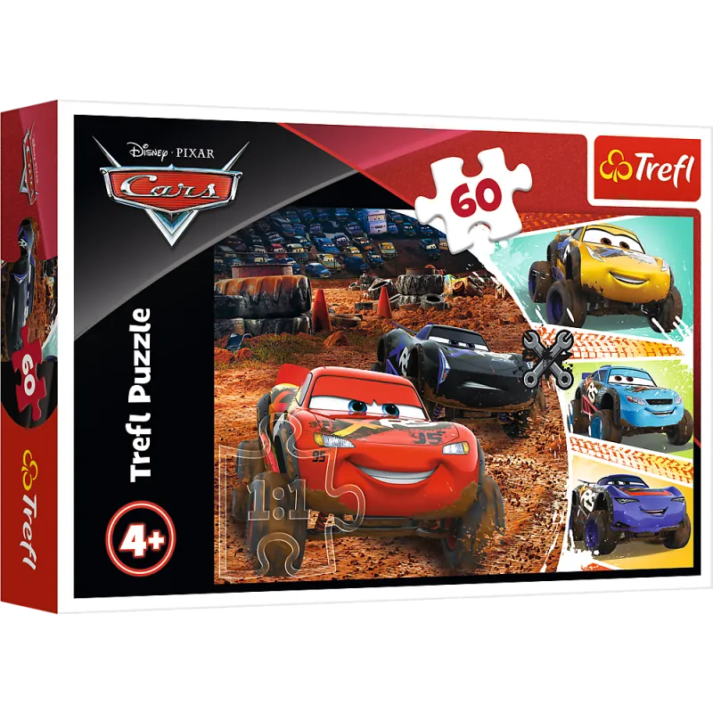 Trefl - Puzzle Lightning McQueen With Friends 60 Pcs 17327
