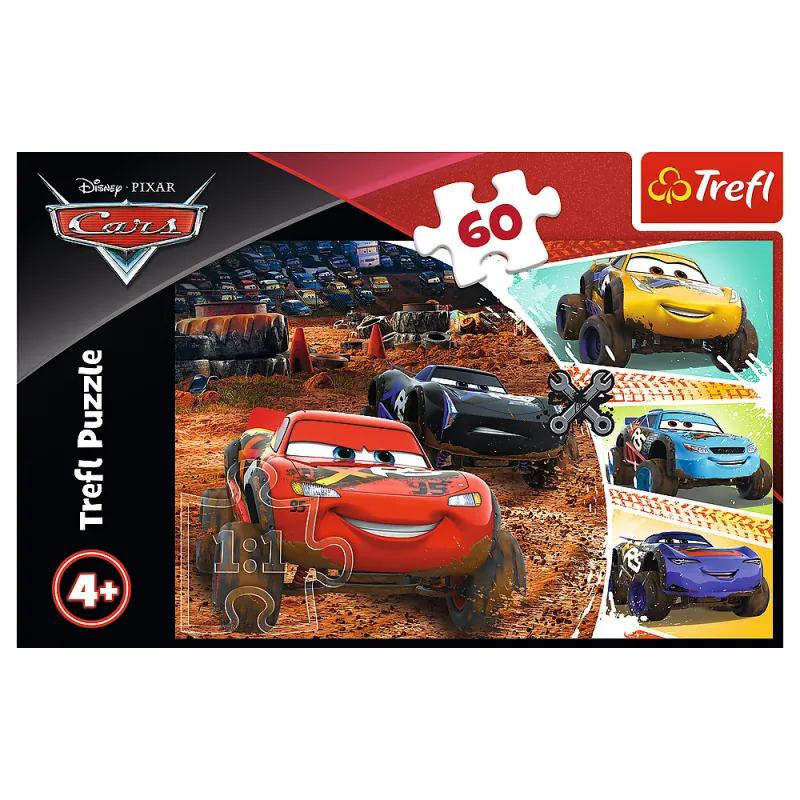 Trefl - Puzzle Lightning McQueen With Friends 60 Pcs 17327