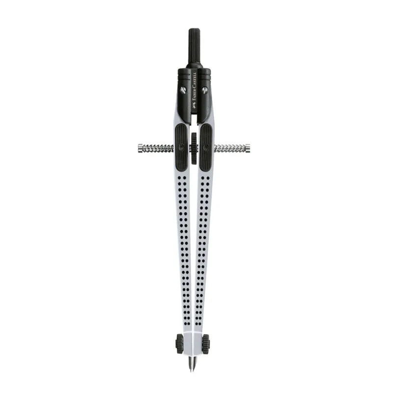Faber Castell – Διαβήτης Compass Grip, Silver 174472