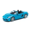 Bburago - 1/24 Porsche 718 Boxster, Blue 18-21087B Bburago - 1/24 Porsche 718 Boxster, Blue 18-21087B