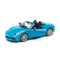 Bburago - 1/24 Porsche 718 Boxster, Blue 18-21087B Bburago - 1/24 Porsche 718 Boxster, Blue 18-21087B