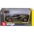 Bburago - 1:24 Lamborghini Sian FKP, Green 37 18-21099