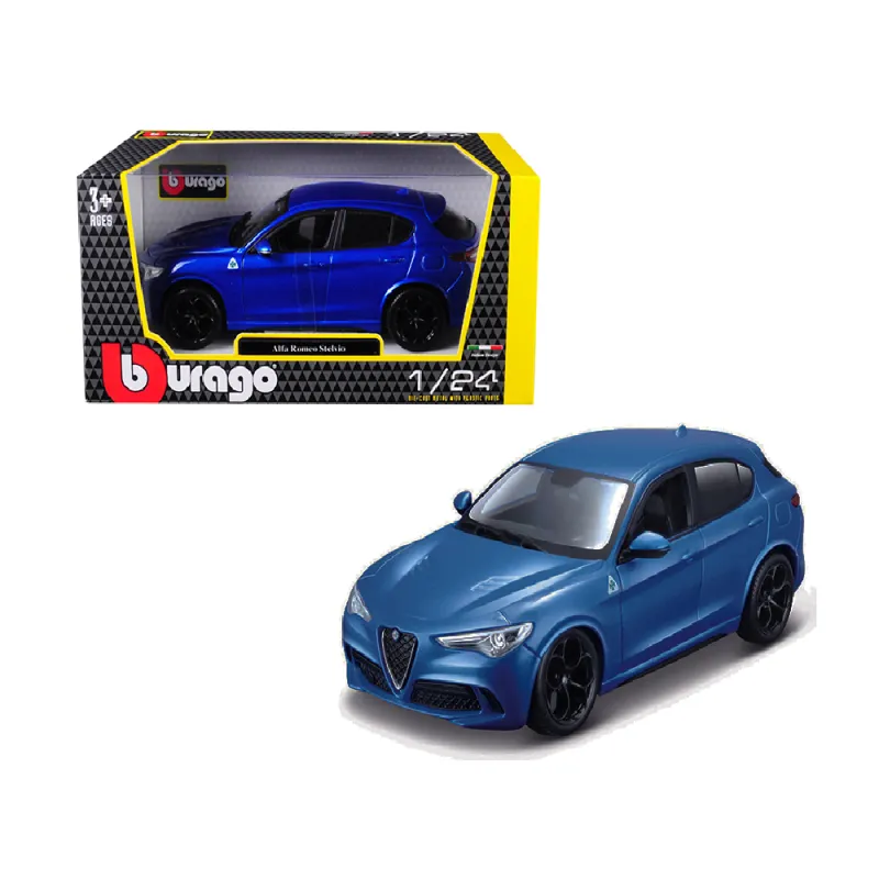 Bburago - 1/24 Alfa Romeo Stelvio Blue 18-21086B