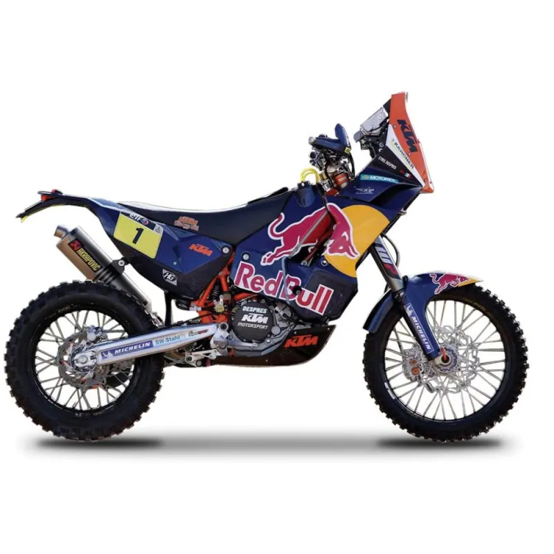 Bburago Moto - 1/18 Cycle, KTM 450 Rally (Dakar Rally) ‎18-51071 (18-51070)