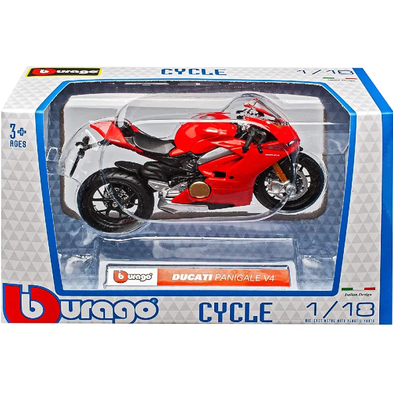 Bburago Moto - 1/18 Cycle, Ducati Panigale V4 18-51080 (18-51000)