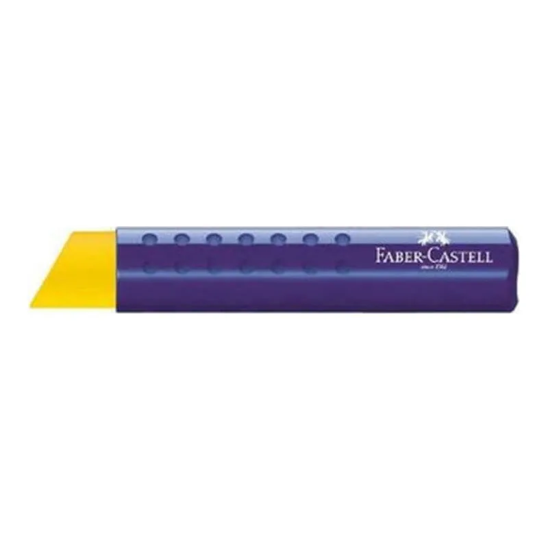 Faber Castell Γόμα - Tri Color, Κίτρινη/Μπλε 182334