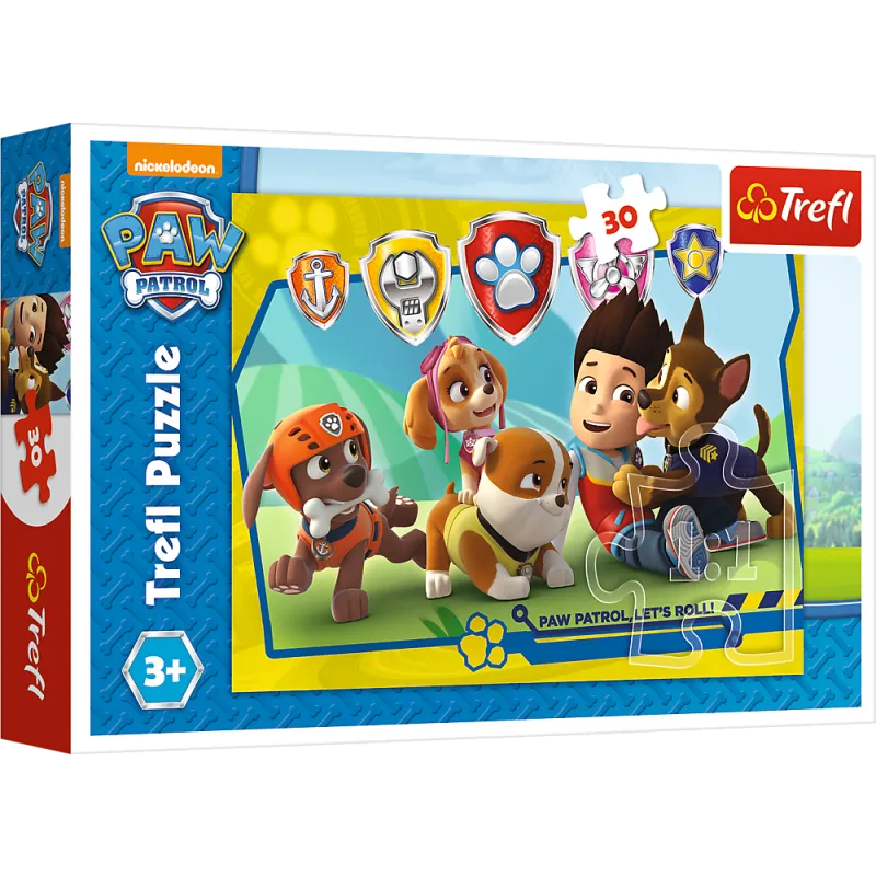 Trefl - Puzzle Paw Patrol, Ryder And Friends 30 Pcs 18239
