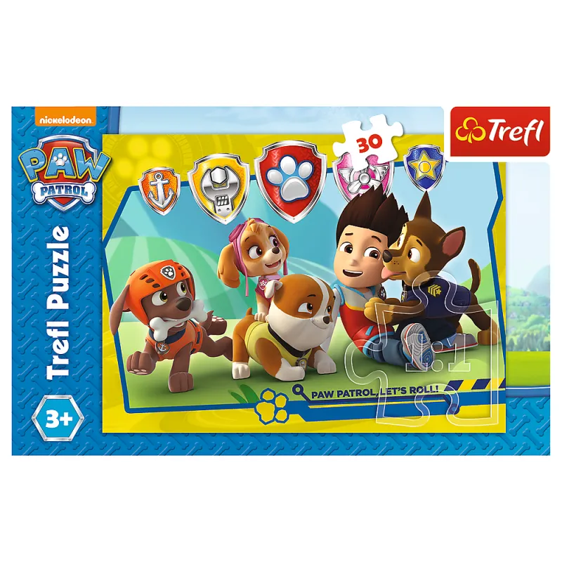 Trefl - Puzzle Paw Patrol, Ryder And Friends 30 Pcs 18239