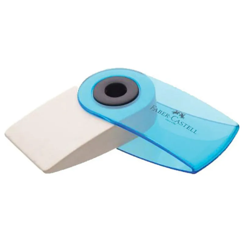 Faber Castell Γόμα - Sleeve Mini, Γαλάζια 182412