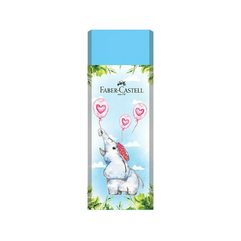 Faber Castell Γόμα - Happy Jungle, Elephant Μπλε 188739