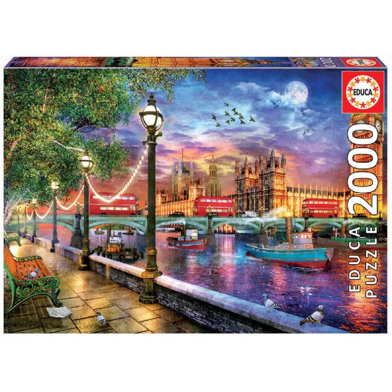 Educa - Puzzle, London At Sunset 2000 Pcs 19046