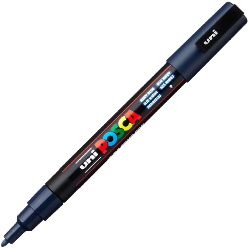 Uniball - Μαρκαδοράκι Posca PC-3M 0.9-1.3 mm Navy Blue 9 202302