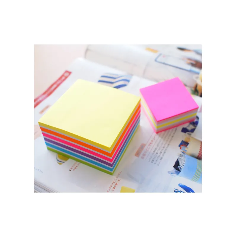 Stick'N - Αυτοκόλλητα Χαρτάκια Mini Χρωματιστά Neon 51x51mm 250 Φύλλα 21203