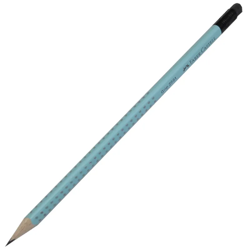 Faber Castell Μολύβι - Grip 2001 B, Μέντα Με Γόμα 215680