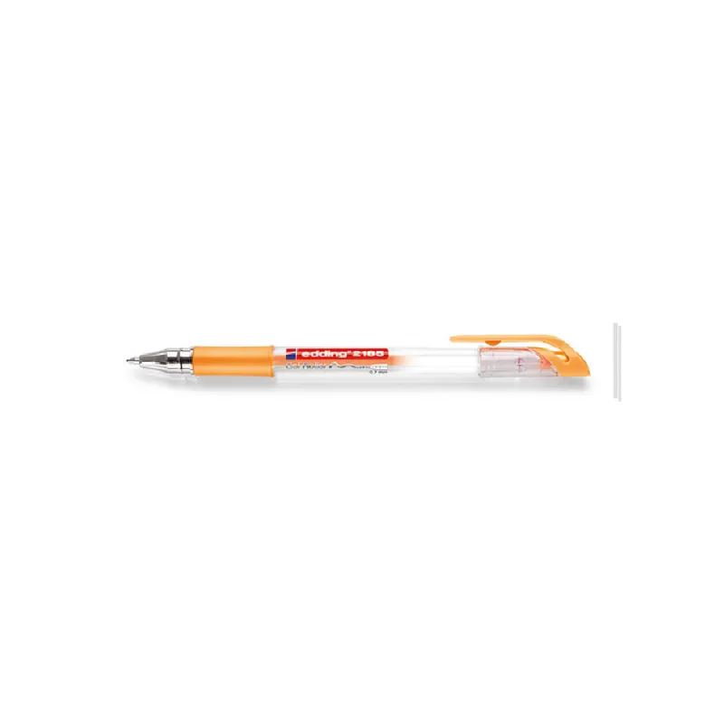 Edding - Στυλό Gel Roller 2185 0.7mm Παστέλ Πορτοκαλί 2185-136