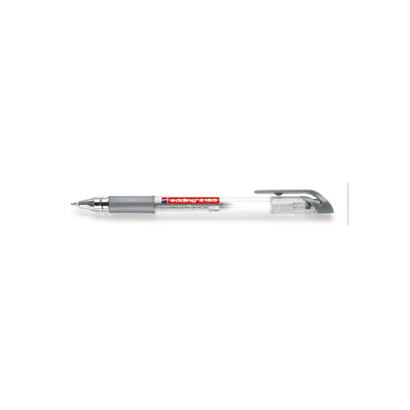 Edding - Στυλό Gel Roller 2185 0.7mm Ασημί 2185-54