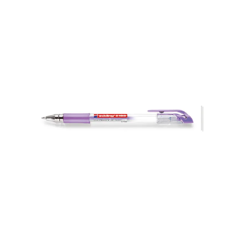 Edding - Στυλό Gel Roller 2185 0.7mm Μεταλλικό Βιολέ 2185-78