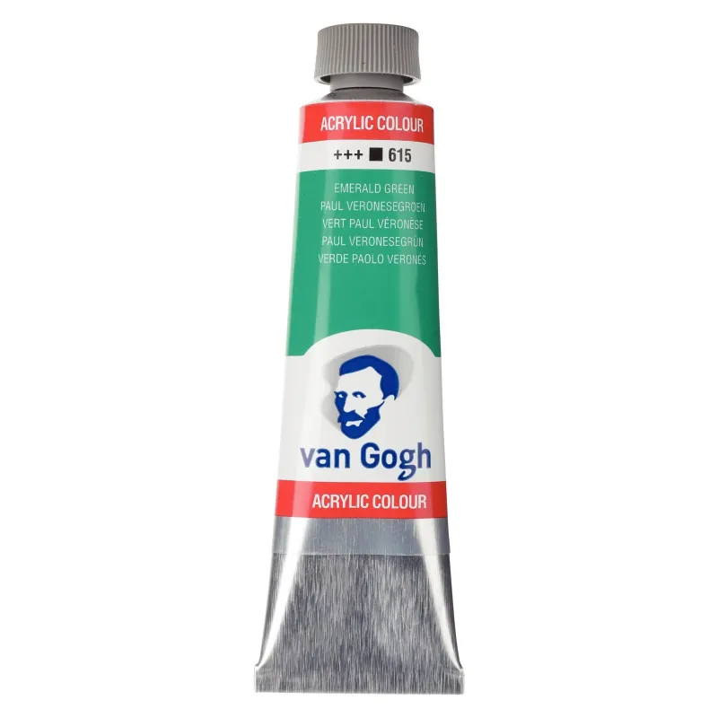 Royal Talens - Ακρυλικό Χρώμα Van Gogh, 615 Emerald Green 40ml 22056150