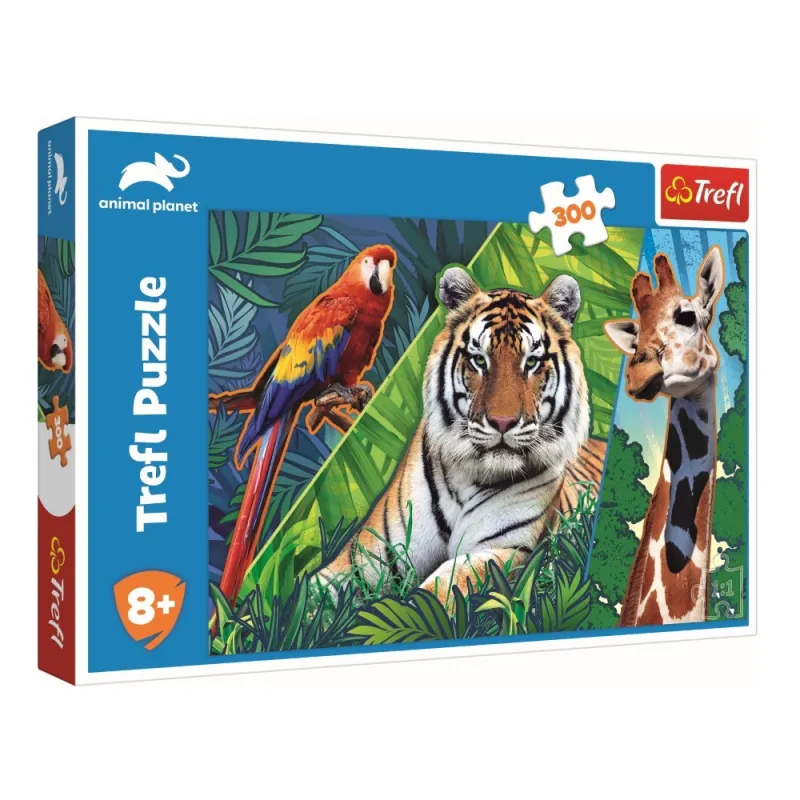 Trefl - Puzzle, Amazing Animals 300 Pcs 23007