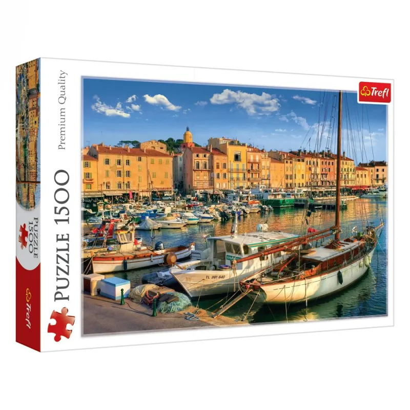 Trefl – Puzzle Old Port in Saint Tropez 1500 Pcs 26130