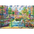 Trefl - Puzzle Amsterdam Canal 1500 Pcs 26149 Trefl - Puzzle Amsterdam Canal 1500 Pcs 26149