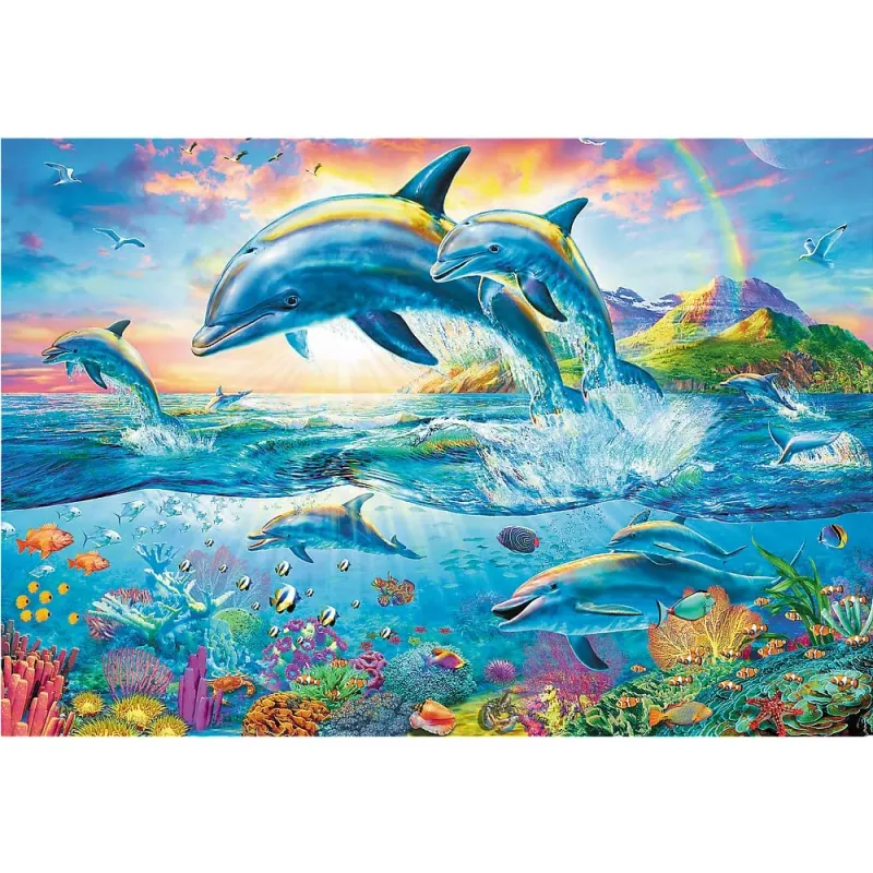 Trefl - Puzzle Dolphin Family 1500 Pcs 26162