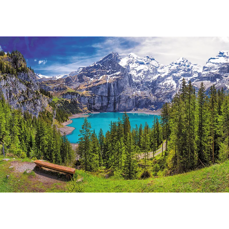 Trefl – Puzzle Lake Oeschinen, Alps, Switzerland 1500 Pcs 26166