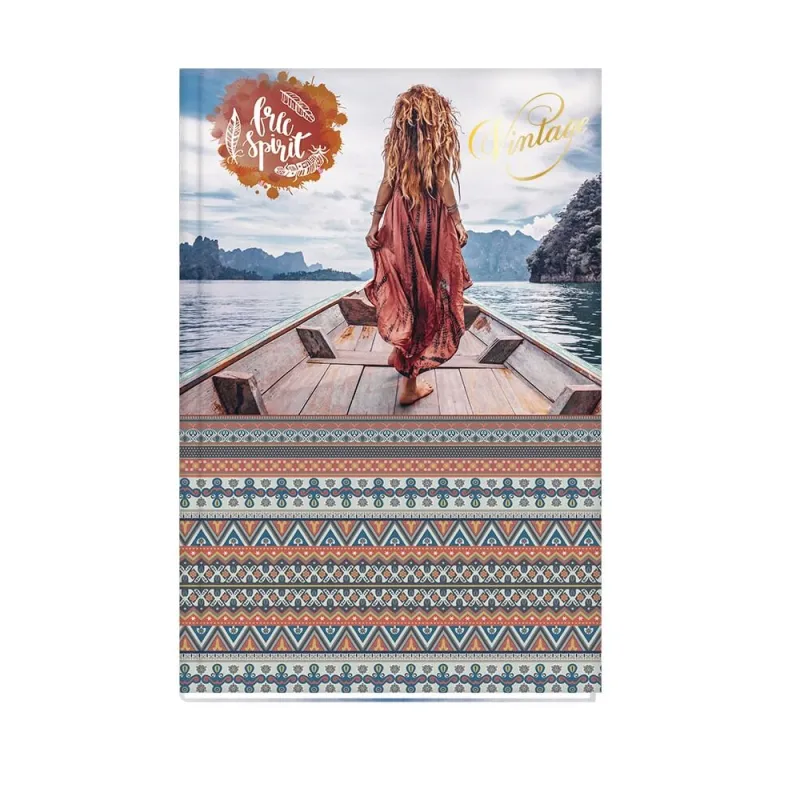 Skag - Τετράδιο Βιβλιοδετημένο Vintage, A4 96 Φύλλα, Free Spirit 271127