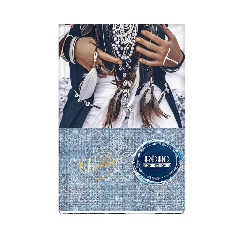 Skag - Τετράδιο Βιβλιοδετημένο Vintage, A4 96 Φύλλα, Boho 271127