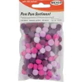 Meyco - Πομ-Πομς Χειροτεχνίας, Μωβ 120 Τεμ 10mm 28564 Meyco - Πομ-Πομς Χειροτεχνίας, Μωβ 120 Τεμ 10mm 28564