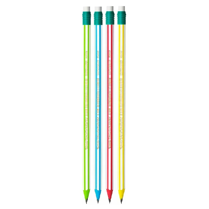 Bic - Μολύβι Evolution Stripes HB Με Γόμα (Διάφορα Χρώματα) 288751