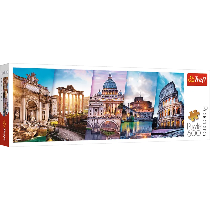 Trefl - Puzzle Panorama, Traveling To Italy 500 Pcs 29505