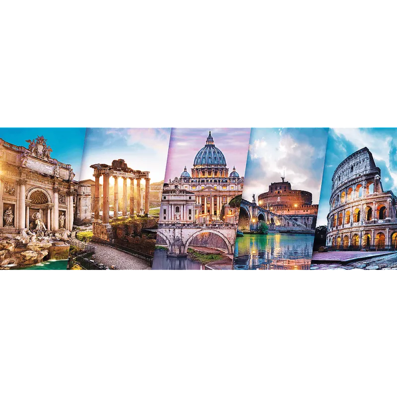 Trefl - Puzzle Panorama, Traveling To Italy 500 Pcs 29505