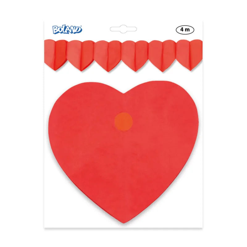 Boland - Γιρλάντα Χάρτινη, Καρδιά 4Μ 30620