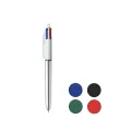 Bic - Στυλό 4 Colours Shine, Ασημί 310384 Bic - Στυλό 4 Colours Shine, Ασημί 310384