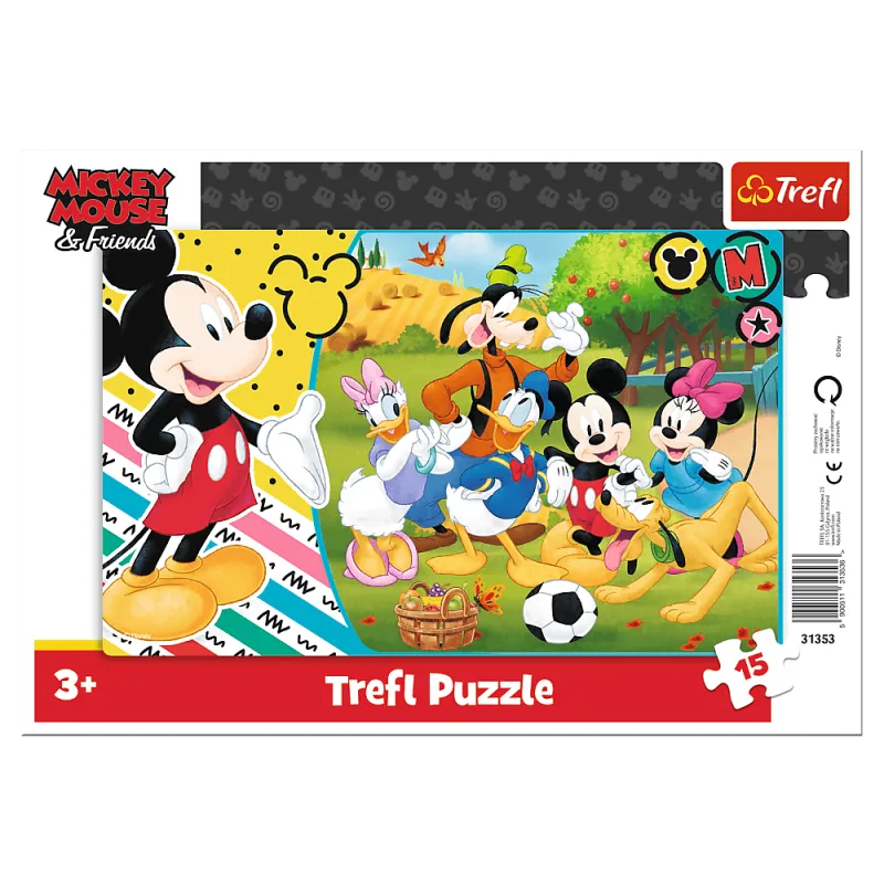Trefl - Puzzle Mickey Mouse & Friends, Mickey In The Countryside 15 Pcs 31353