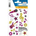 Herma - Αυτοκολλητάκια Glittery, Music 3276 Herma - Αυτοκολλητάκια Glittery, Music 3276