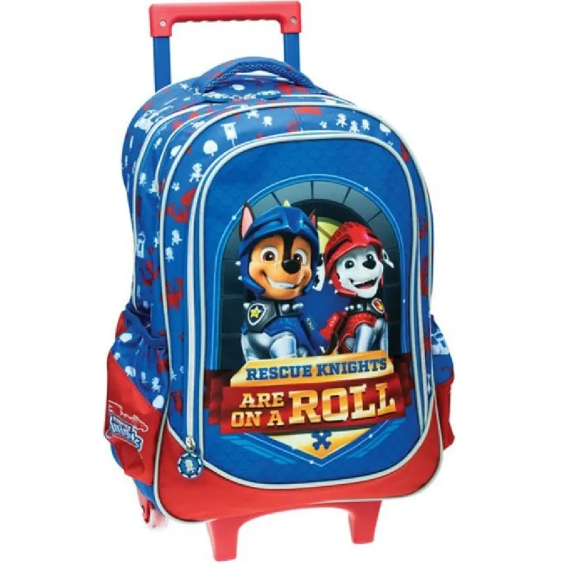 Gim - Σακίδιο Τρόλεϊ Δημοτικού, Paw Patrol Knights 334-48074 + Δώρο Διορθωτική Ταινία Edding