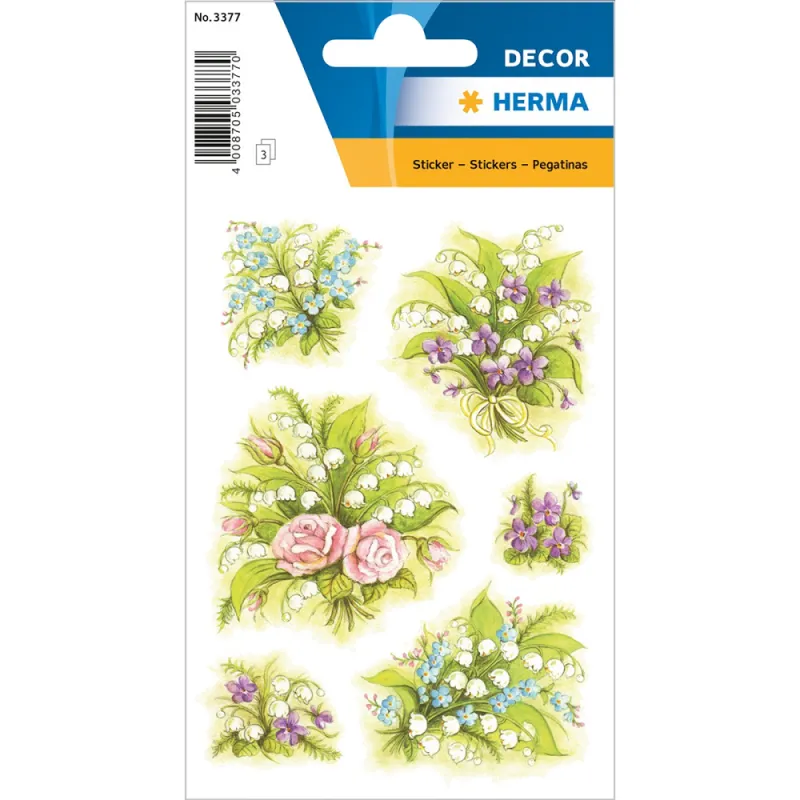 Herma - Αυτοκολλητάκια, Bouquets Of Flowers Lilies Of The Valley 3377