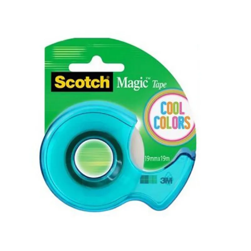 3M - Βάση Σελοτέιπ Scotch Γαλάζια + 1 Ταινία Magic 19mmX19m 34-8717-3384-5