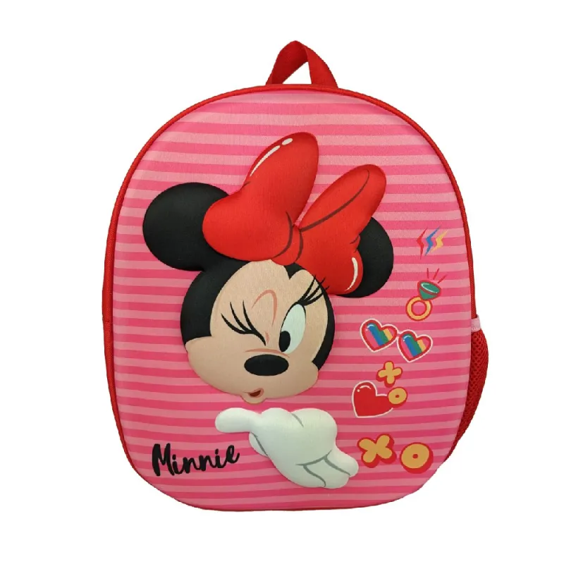 Gim - Τσάντα Πλάτης Νηπιαγωγείου, Minnie, Comfy Routine 3D 340-37050