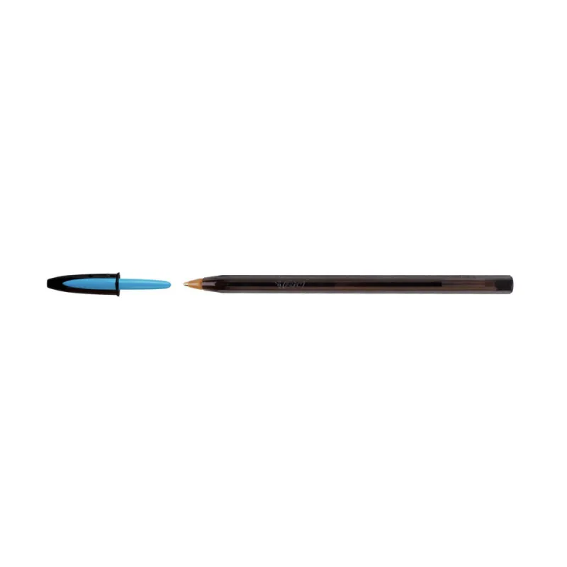 Bic - Στυλό Διαρκείας Μαύρο Cristal Like Me Medium 1.0 mm Γαλάζιο 341580