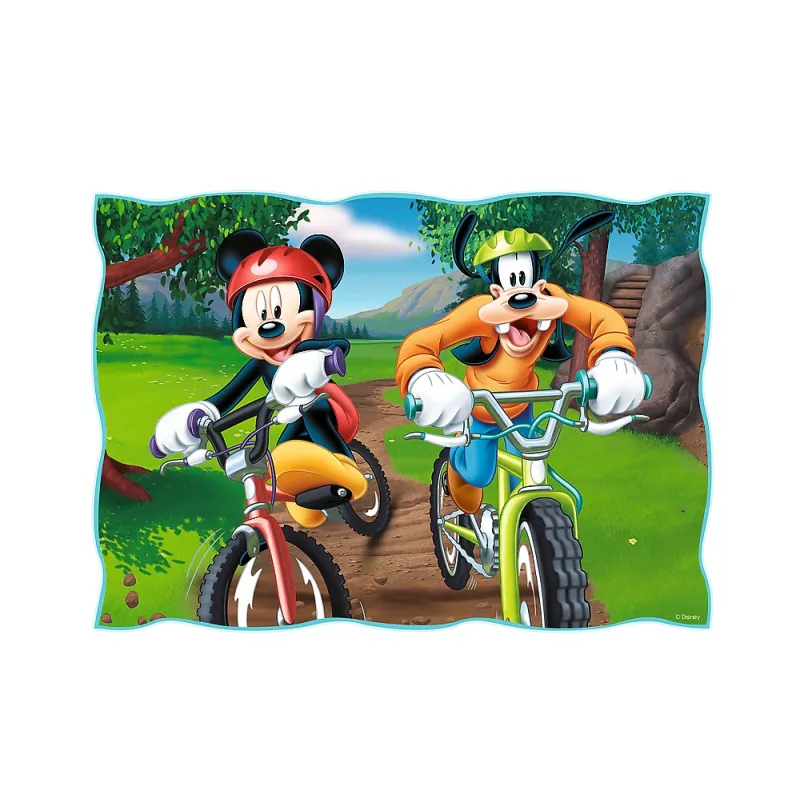 Trefl - Puzzle 4 in 1 Mickey Mouse, Playing in the Park  35/48/54/70 Pcs 34261