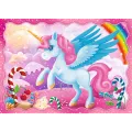 Trefl - Puzzle 4 in 1 Magical World Of Unicorns 35/48/54/70 Pcs 34321 Trefl - Puzzle 4 in 1 Magical World Of Unicorns 35/48/54/70 Pcs 34321