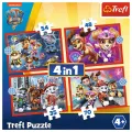 Trefl - Puzzle 4 in 1, Paw Patrol In The City 35/48/54/70 Pcs 34374 Trefl - Puzzle 4 in 1, Paw Patrol In The City 35/48/54/70 Pcs 34374