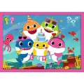 Trefl - Puzzle 4 in 1, The Shark Family 12/15/20/24 Pcs 34378 Trefl - Puzzle 4 in 1, The Shark Family 12/15/20/24 Pcs 34378
